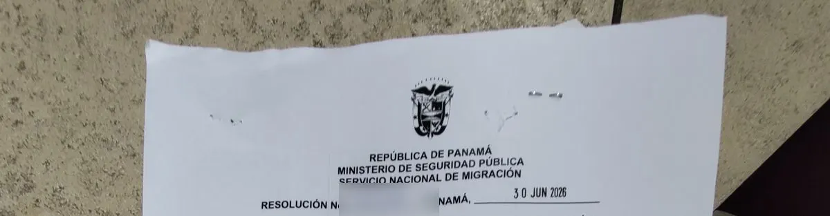Header of the residency resolution, signed June 30